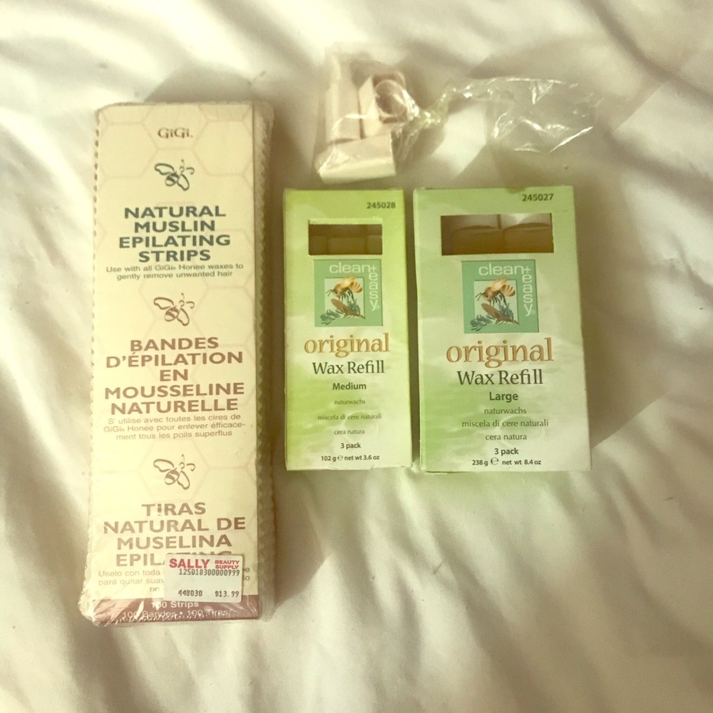 Clean and Easy Wax Refill and Muslin Strips